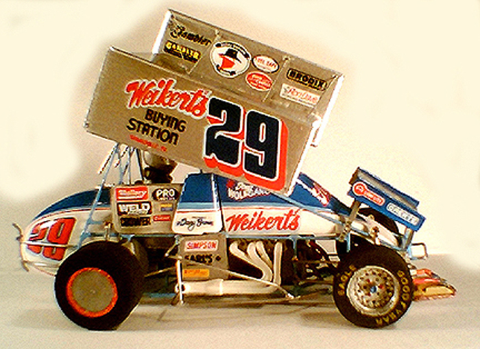 wooden sprint car