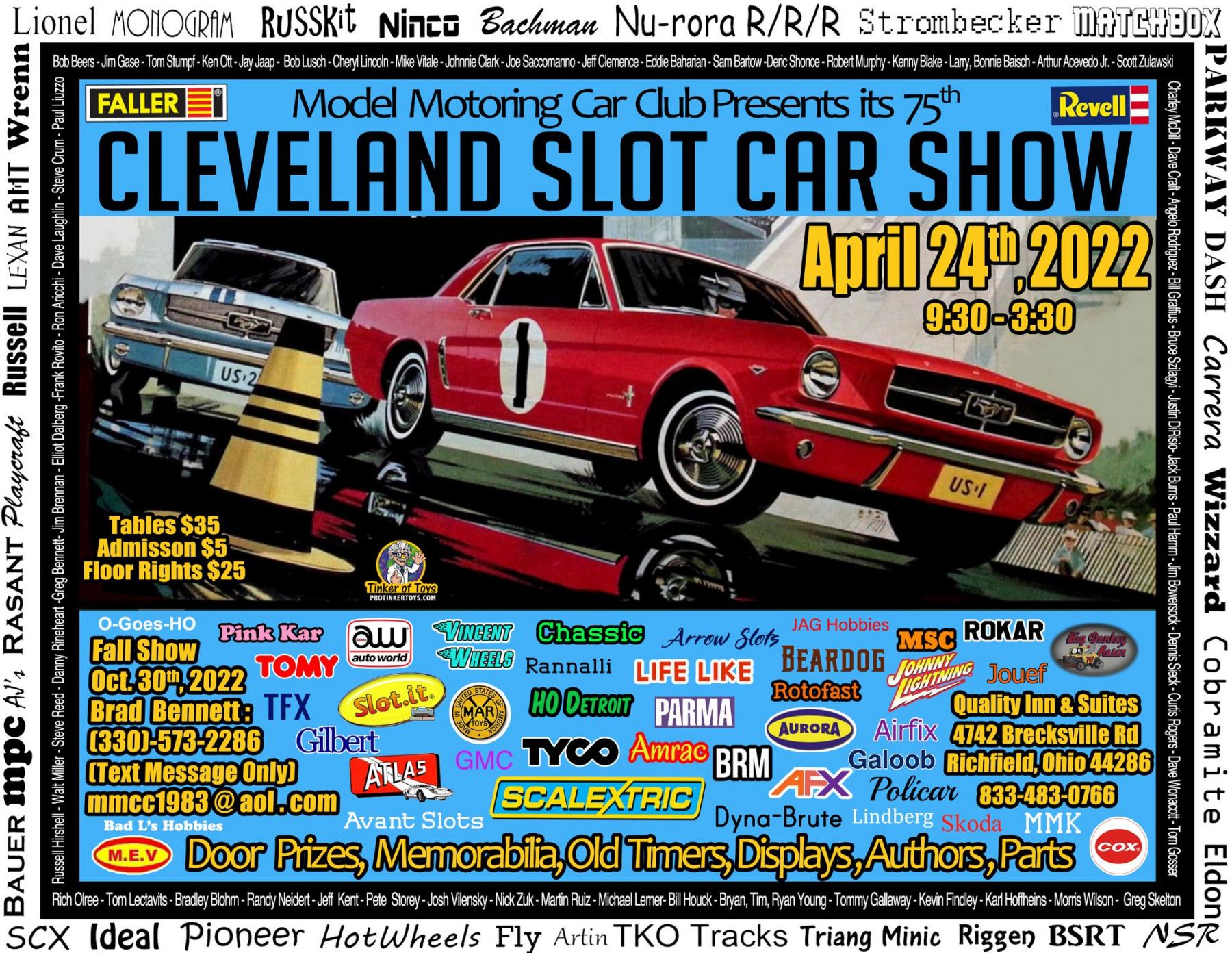 Cleveland Slot Car Show Apr 24 Race Announcements Slotblog