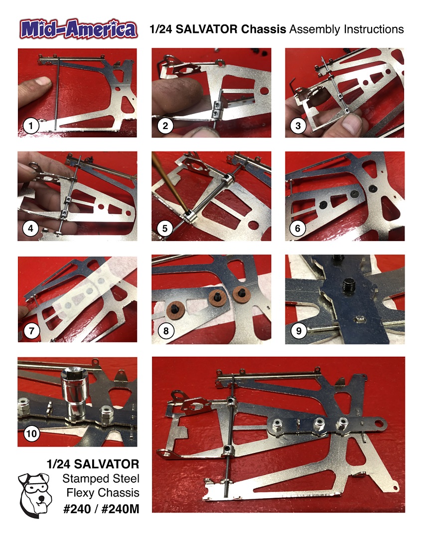 Mid America Products #240K Salvator Flexy Chassis Kit  1/24 