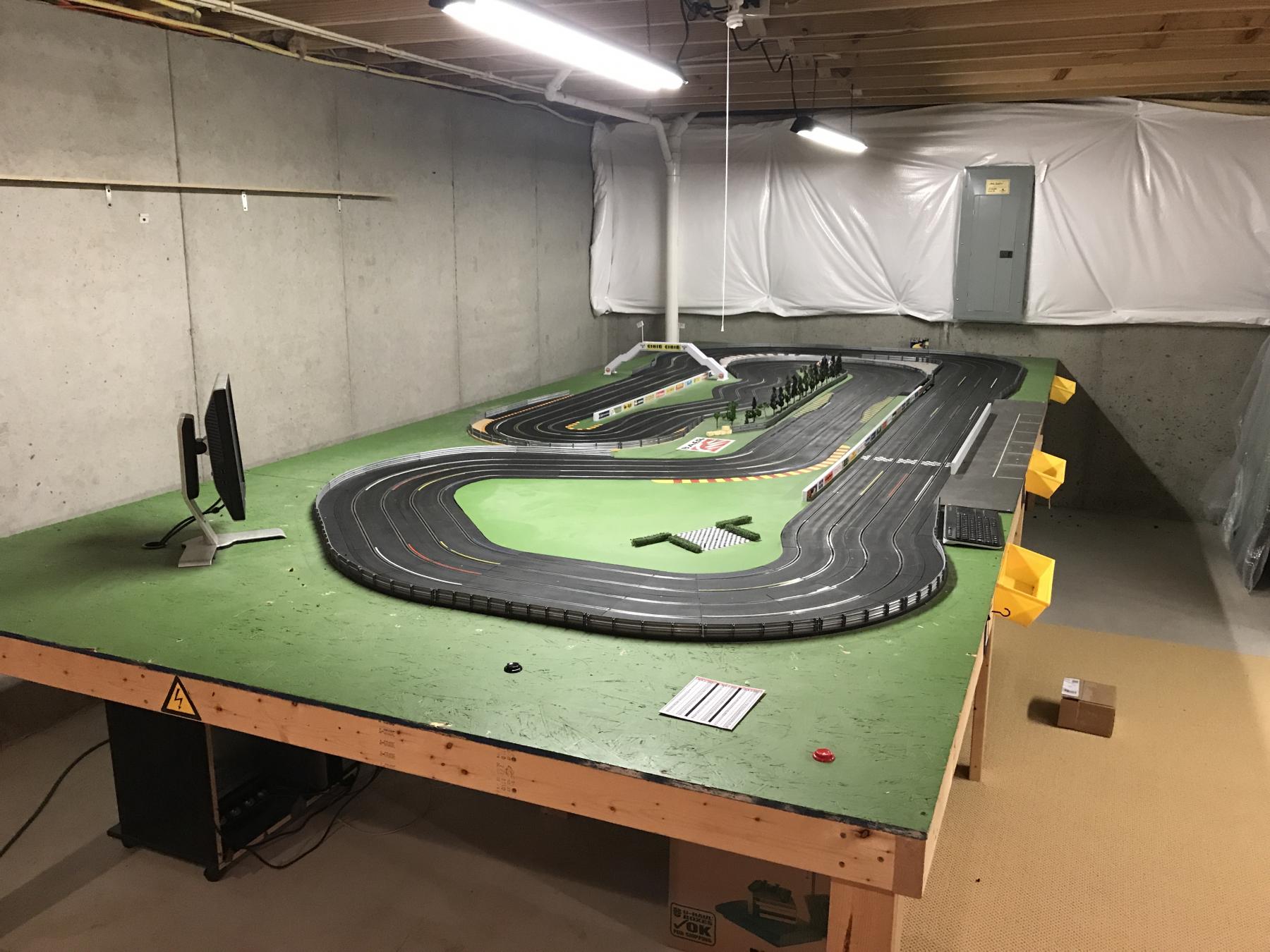 For Sale: Large four-lane Scalextric layout - Slot Car Tracks For Sale ...