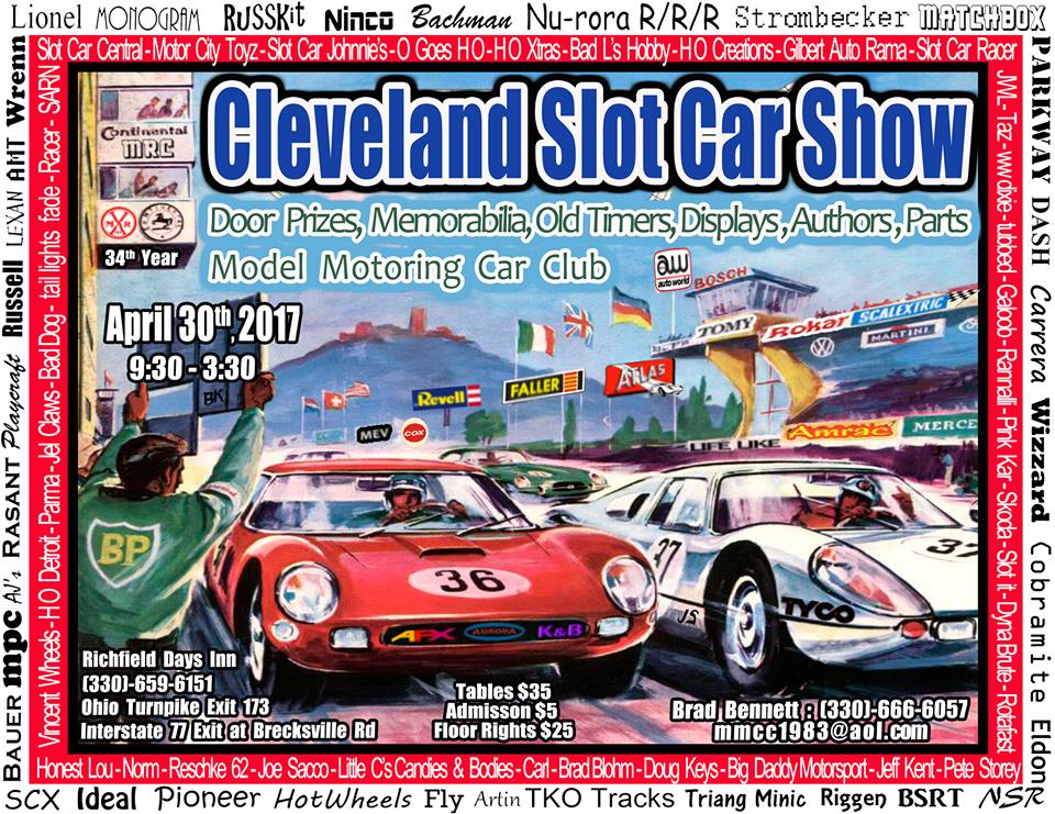 Cleveland Slot Car Show Apr 30 Race Announcements Slotblog