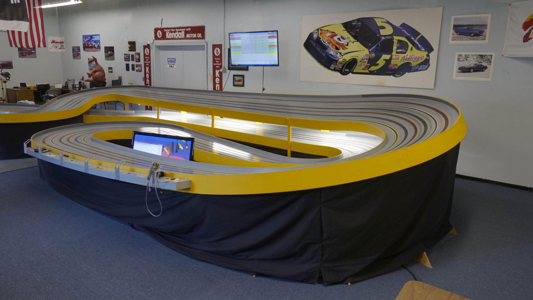 For Sale: Six-lane Ogilvie track - SOLD! - Slot Car Tracks For Sale