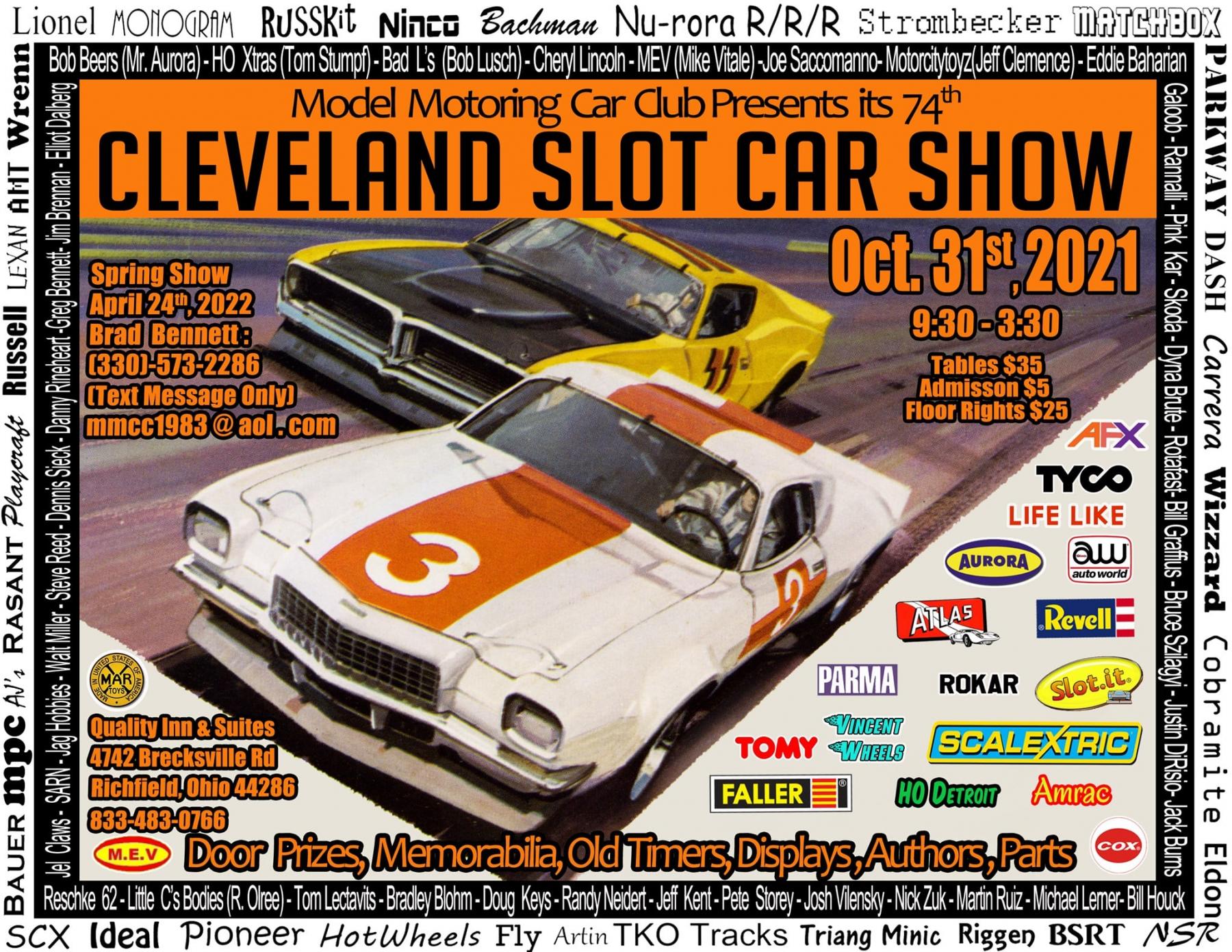 Cleveland Slot Car Show Oct 31 Race Announcements Slotblog