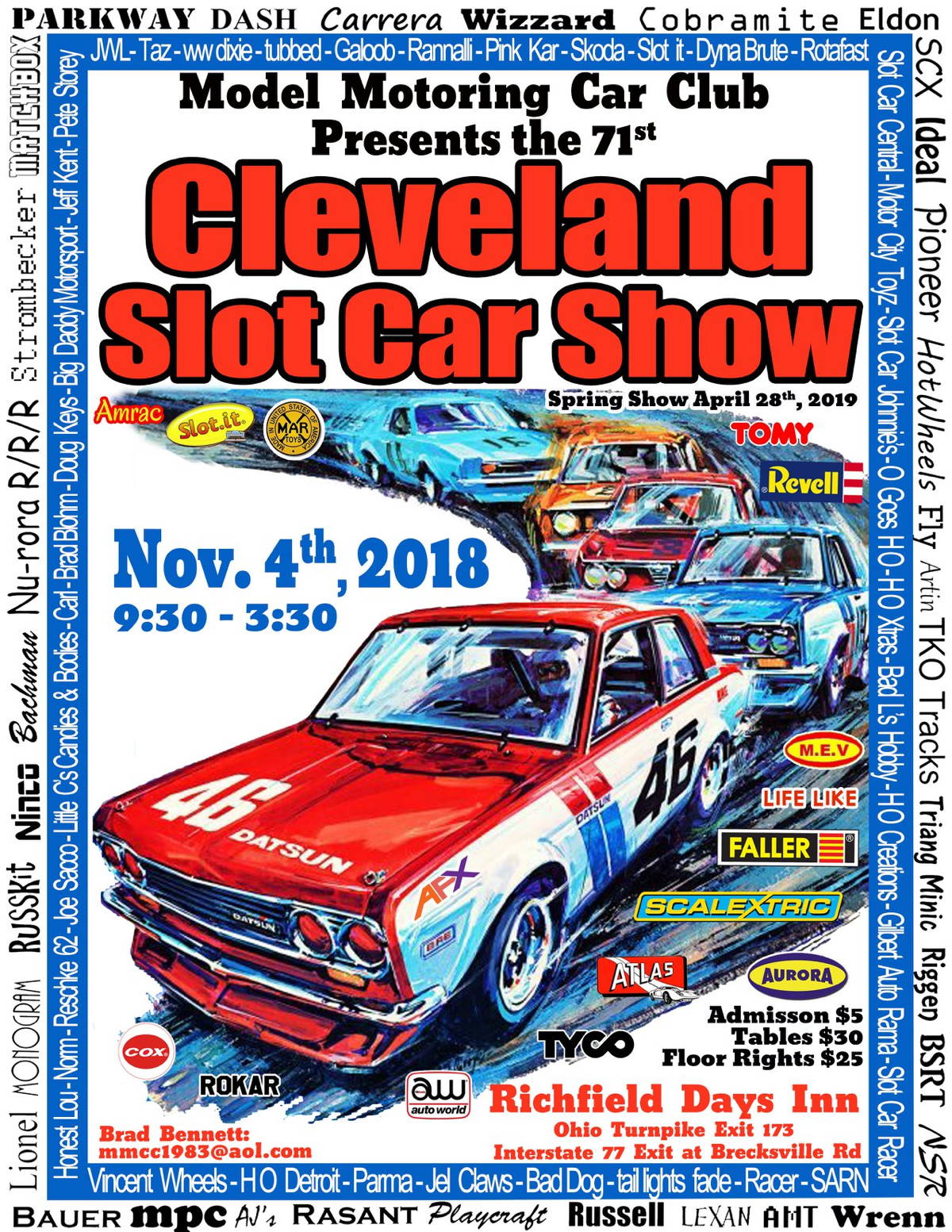 Cleveland Slot Car Show Nov 4 Race Announcements Slotblog