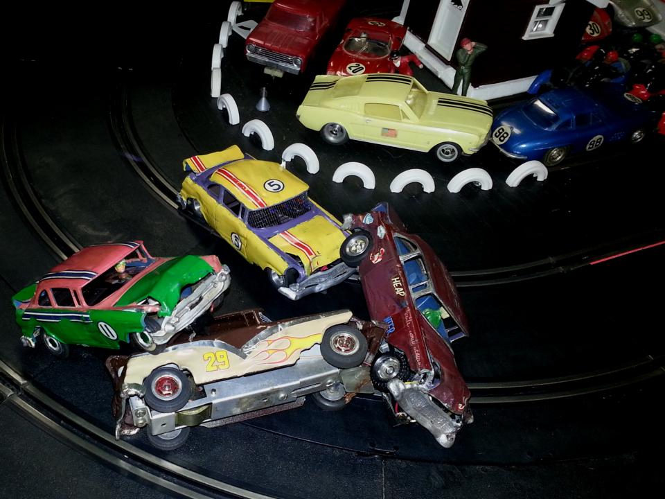 Aurora 1/32 Demolition Demon Derby cars - 1/32 Vintage Cars - Slotblog